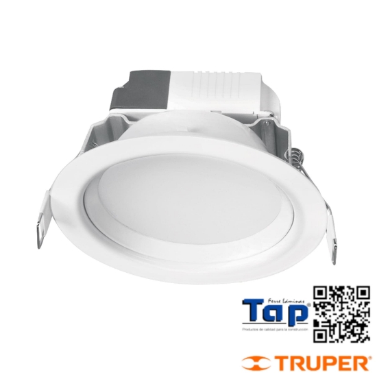 Imagen de LUMINARIO LED EMPOTRADO REDONDO  5 W LUZ DIA VOLTECK