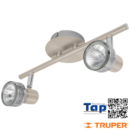 Imagen de LUMINARIO SOBREPONER C 2 SPOTS BASE GU10 VOLTECK B