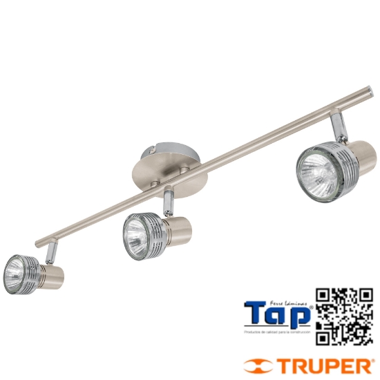 Imagen de LUMINARIO SOBREPONER C 3 SPOTS BASE GU10 VOLTECK B