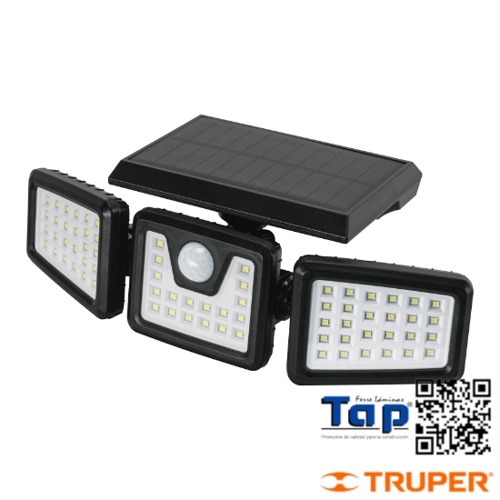 Imagen de LUMINARIO SOLAR LED 8 W C SENSOR MOVIMIENTO VOLTECK