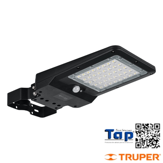 Imagen de LUMINARIO SUBURBANO LED  8 W C PANEL SOLAR VOLTECK