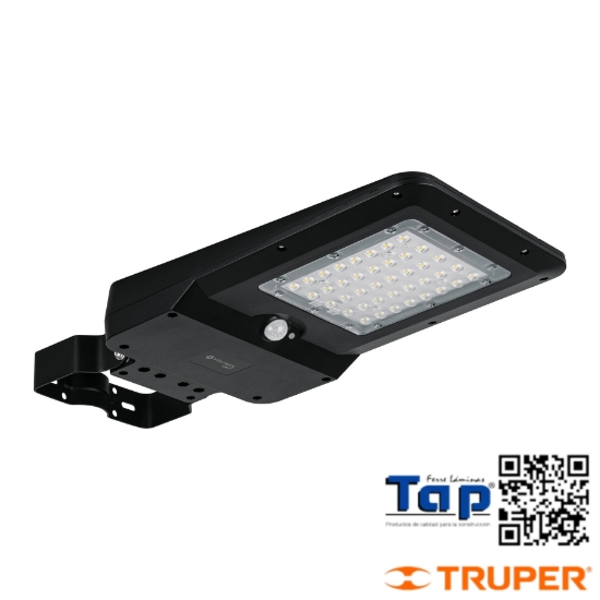 Imagen de LUMINARIO SUBURBANO LED 15 W C PANEL SOLAR VOLTECK