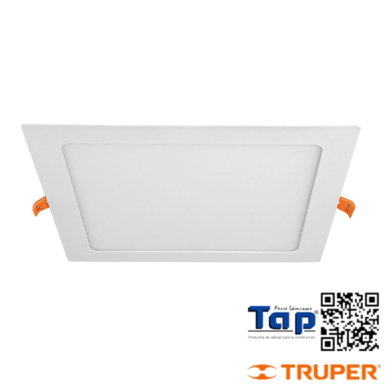 Imagen de LUMINARIO ULTRA DELGADO LED 18W EMPOTRAR CUADRADO LUZ CALIDA