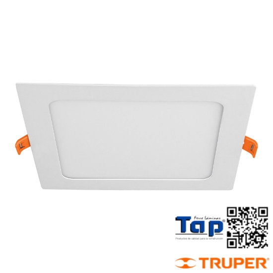 Imagen de LUMINARIO ULTRADELGADO CUADRADO P EMPOTRAR 12W LUZ DIA