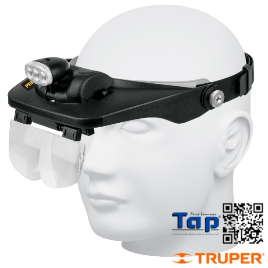 Imagen de LUPA OPTOVISOR 3 LEDS PRETUL