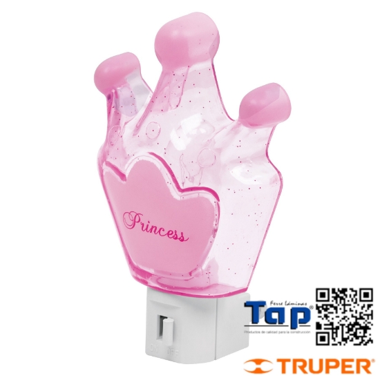Imagen de LUZ NOCHE C LAMP E12 CORONA PRINCESA VOLTECK