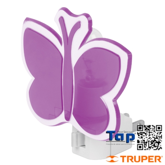 Imagen de LUZ NOCHE C LAMP E12 MARIPOSA VOLTECK