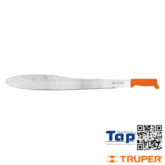 Imagen de MACHETE CAGUAYANO 600 24" CACHA NARANJA INYECTADA TRUPER