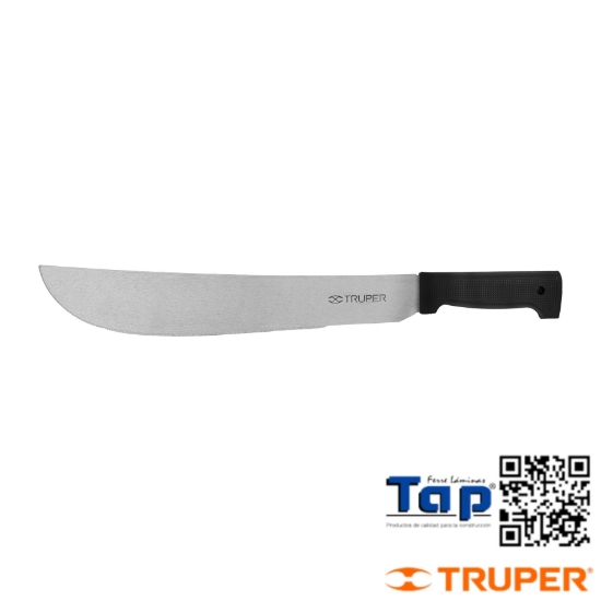 Imagen de MACHETE ESTANDAR 350 14" CACHA NEGRA INYECTADA TRUPER