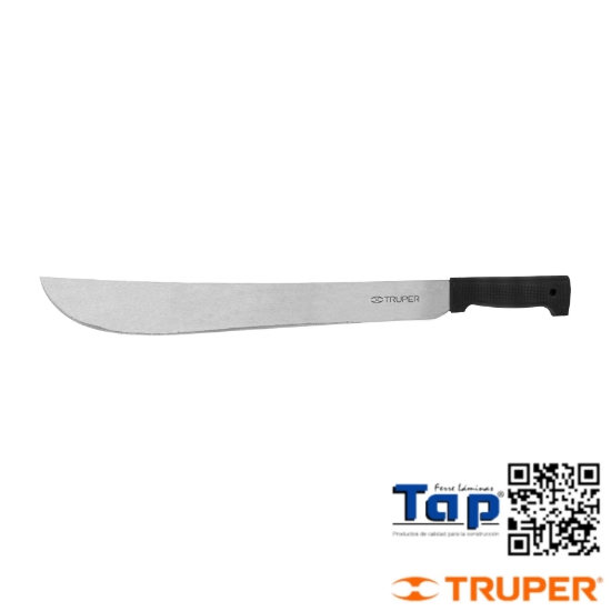 Imagen de MACHETE ESTANDAR 450 18" CACHA NEGRA INYECTADA TRUPER