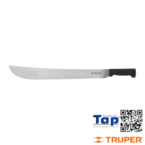Imagen de MACHETE ESTANDAR 550 22" CACHA NEGRA INYECTADA TRUPER
