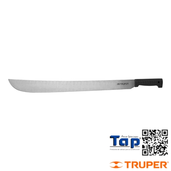 Imagen de MACHETE ESTANDAR 600 24" CACHA NEGRA INYECTADA TRUPER