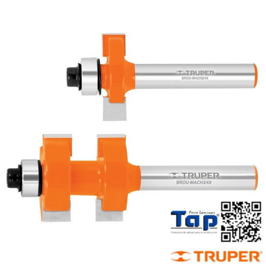 Imagen de MACHIMBRADOR JGO 019 3/4" C BALERO TRUPER