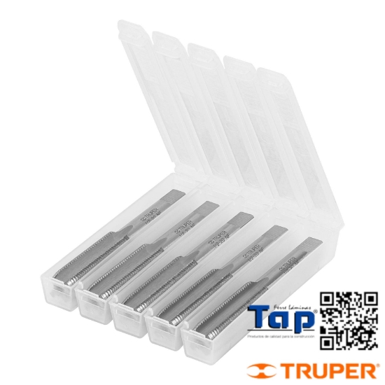 Imagen de MACHUELO SEMICONICO 003 1/8"X40 CUERDA GRUESA TRUPER