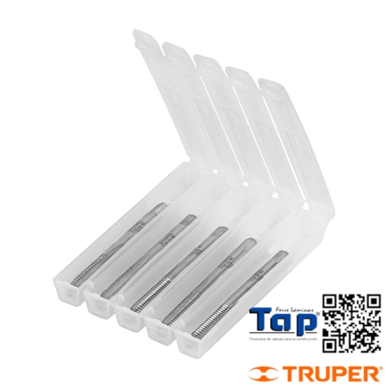Imagen de MACHUELO SEMICONICO 005 7/32"X24 CUERDA GRUESA TRUPER
