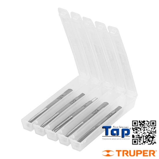 Imagen de MACHUELO SEMICONICO 006 1/4"X20 CUERDA GRUESA TRUPER