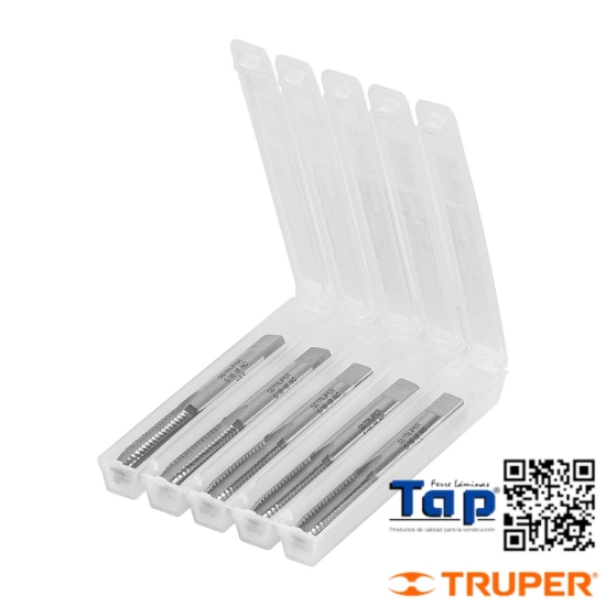 Imagen de MACHUELO SEMICONICO 008 5/16"X18 CUERDA GRUESA TRUPER
