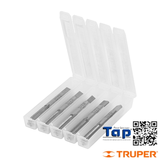 Imagen de MACHUELO SEMICONICO 009 3/8"X16 CUERDA GRUESA TRUPER