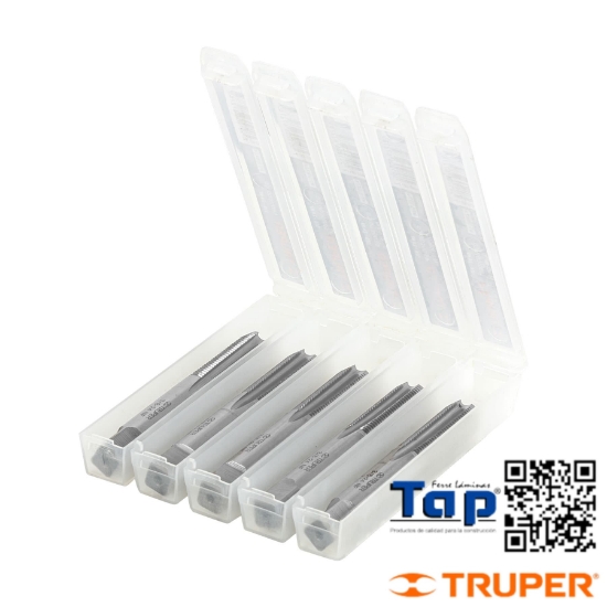 Imagen de MACHUELO SEMICONICO 009 3/8"X24 CUERDA FINA TRUPER