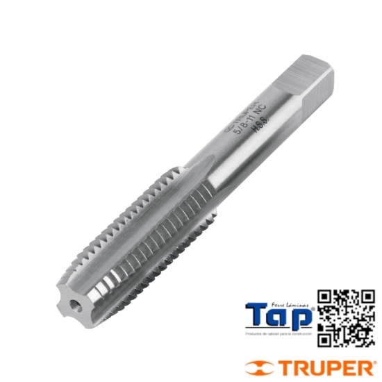 Imagen de MACHUELO SEMICONICO 015 5/8"X11 UNC ESTUC INDIV TRUPER