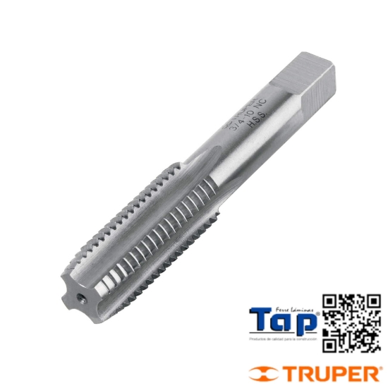 Imagen de MACHUELO SEMICONICO 019 3/4"X10 UNC ESTUC INDIV TRUPER