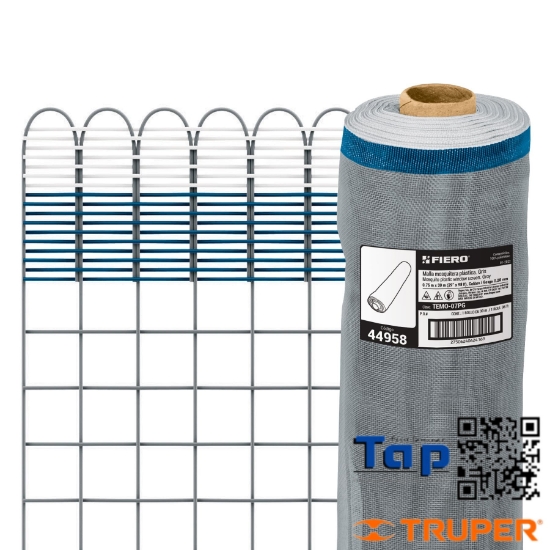 Imagen de MALLA MOSQUITERA  PCO GRIS ROLLO 30 MX0.75M