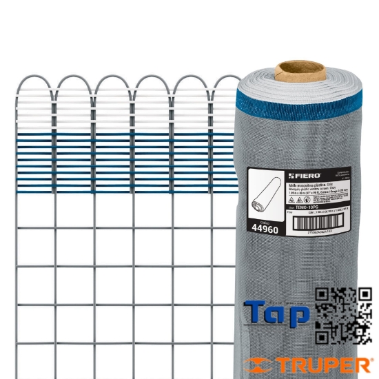 Imagen de MALLA MOSQUITERA  PCO GRIS ROLLO 30 MX1.05M