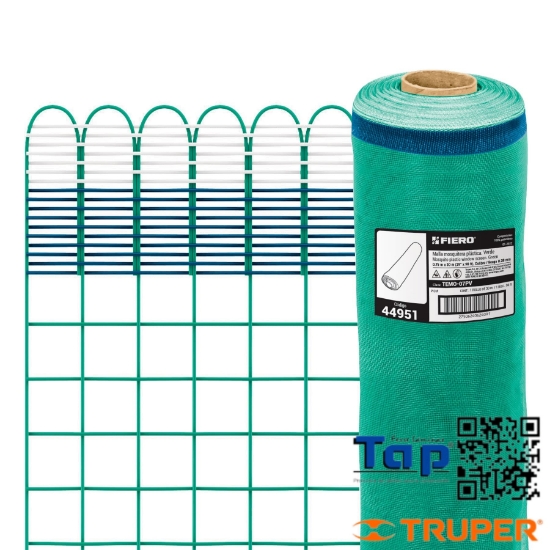 Imagen de MALLA MOSQUITERA  PCO VERDE ROLLO 30 MX0.75M
