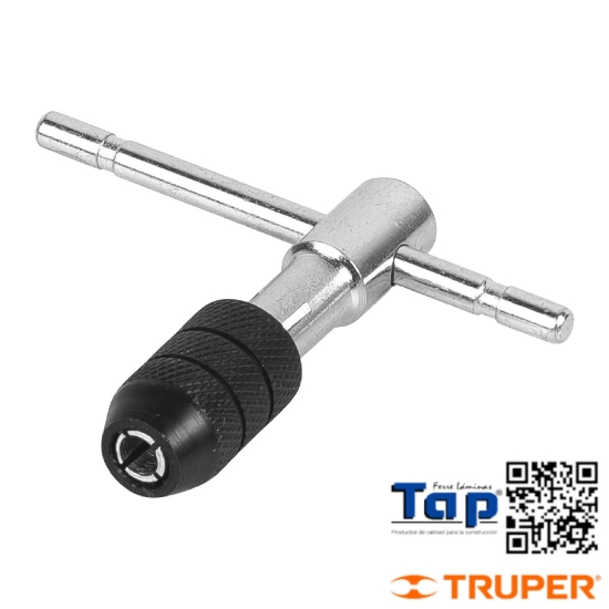 Imagen de MANERAL EN T P MACHUELO 006 1/4" TRUPER