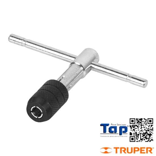 Imagen de MANERAL EN T P MACHUELO 013 1/2" TRUPER