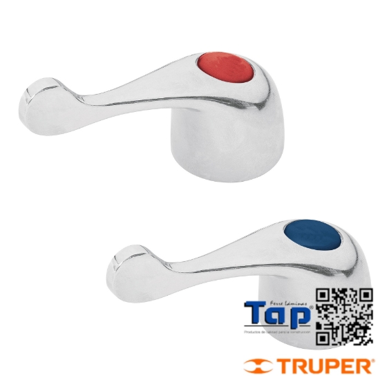 Imagen de MANERAL MET T PALANCA P LAVABO FOSET JGO 2 PZAS