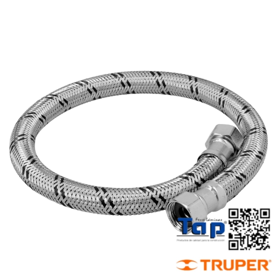 Imagen de MANGUERA P BOILER ACERO INOX 013 1/2"X 013 1/2"  60 CM FOSET