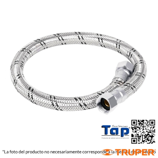 Imagen de MANGUERA P BOILER ACERO INOX 013 1/2"X 013 1/2"  80 CM FOSET