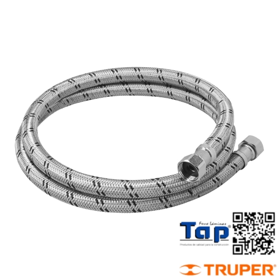 Imagen de MANGUERA P BOILER ACERO INOX 013 1/2"X 013 1/2" 150 CM FOSET