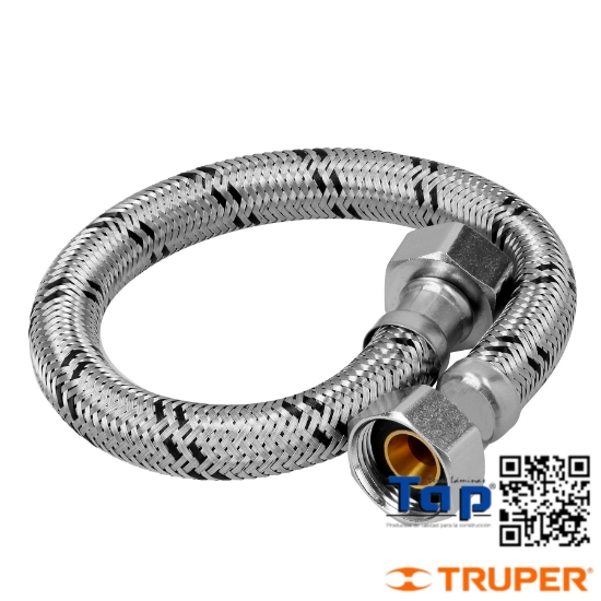 Imagen de MANGUERA P BOILER ACERO INOX 019 3/4"X 019 3/4"  40 CM FOSET