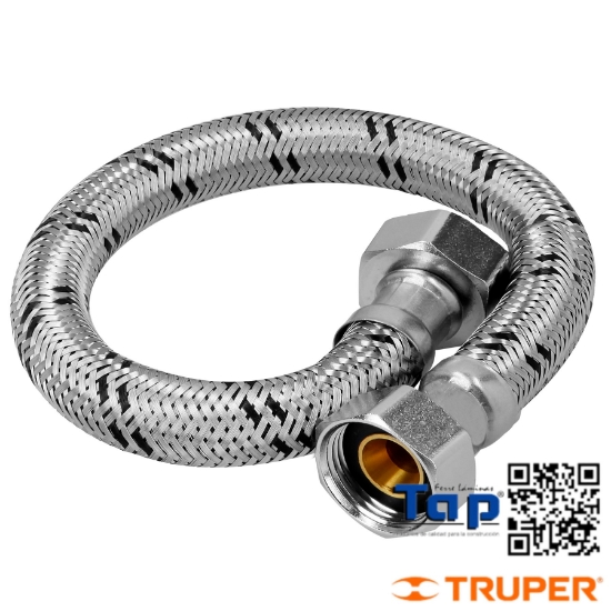 Imagen de MANGUERA P BOILER ACERO INOX 019 3/4"X 019 3/4"  80 CM FOSET