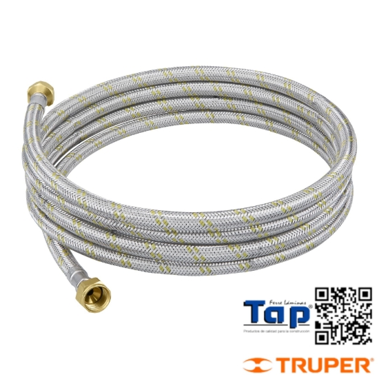 Imagen de MANGUERA P GAS ACERO INOX 009 3/8"X009 3/8" 300 CM FOSET
