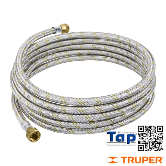 Imagen de MANGUERA P GAS ACERO INOX 009 3/8"X009 3/8" 500 CM FOSET