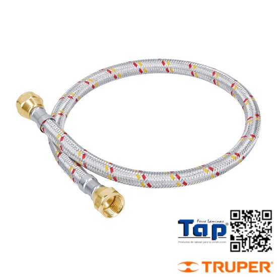 Imagen de MANGUERA P GAS ALU 009 3/8"X 60 CM FOSET BASIC