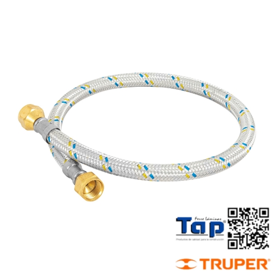 Imagen de MANGUERA P GAS ALU 009 3/8"X009 3/8"  60 CM FOSET