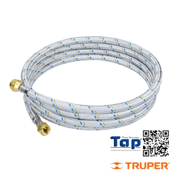 Imagen de MANGUERA P GAS ALU 009 3/8"X009 3/8" 300 CM FOSET