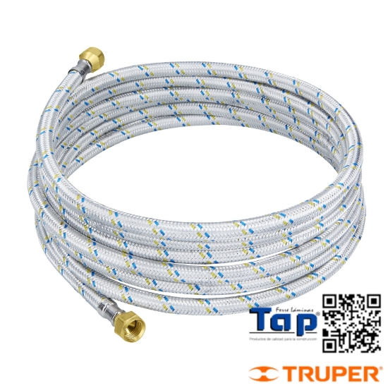 Imagen de MANGUERA P GAS ALU 009 3/8"X009 3/8" 500 CM FOSET