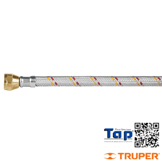 Imagen de MANGUERA P GAS ALU 009 3/8"X100 CM FOSET BASIC