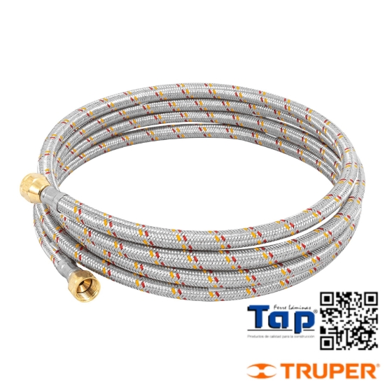 Imagen de MANGUERA P GAS ALU 009 3/8"X300 CM FOSET BASIC