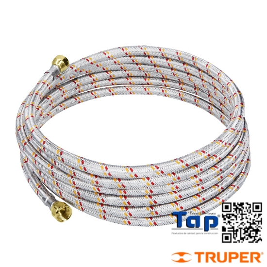 Imagen de MANGUERA P GAS ALU 009 3/8"X500 CM FOSET BASIC