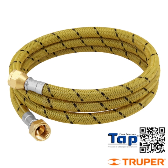 Imagen de MANGUERA P GAS VINILO 009 3/8"X009 3/8" 150 CM FOSET