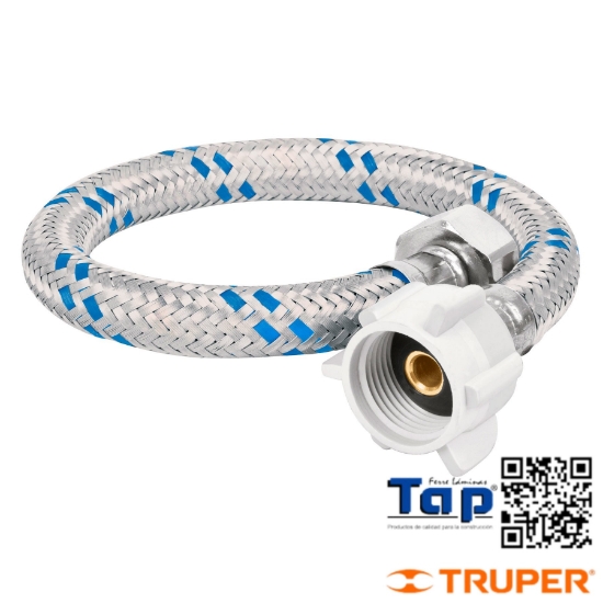 Imagen de MANGUERA P WC ALU 35 CM 013 1/2"X022 7/8" FOSET