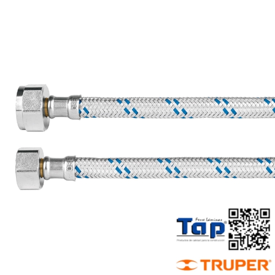 Imagen de MANGUERA P WC ALU 50 CM 013 1/2"X022 7/8" FOSET