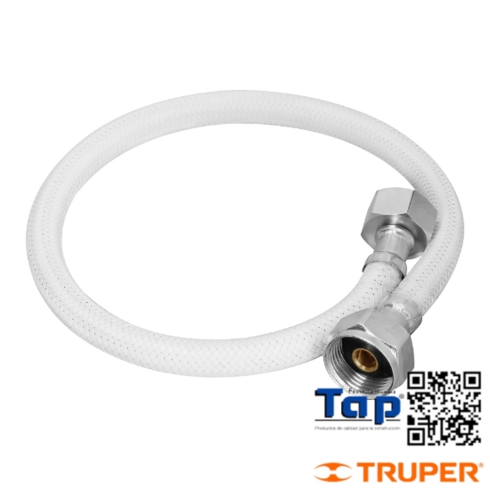 Imagen de MANGUERA P WC VINILO BLANCO 013 1/2"X022 7/8" 50 CM FOSET