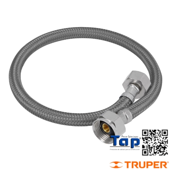 Imagen de MANGUERA P WC VINILO GRIS 013 1/2"X022 7/8" 50 CM FOSET